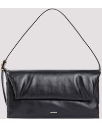 Jil Sander - Black Origami Nappa Calf Leather Shoulder Bag - Lyst