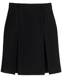 The Attico - Wool Skirt - Lyst
