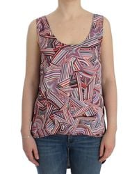 CoSTUME NATIONAL - Sleeveless Top Multicolor Sig12535 - Lyst