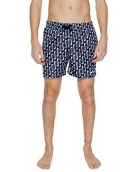 Nike - Black Polyester Swim Shorts - Lyst