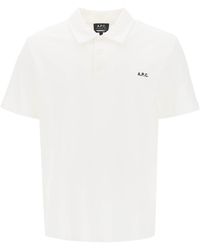 A.P.C. - Polo With Logo - Lyst