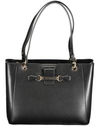 Guess - Black Polyethylene Handbag - Lyst