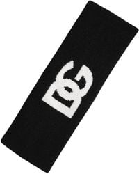 Dolce & Gabbana - Cashmere Logo Head Band Hat - Lyst