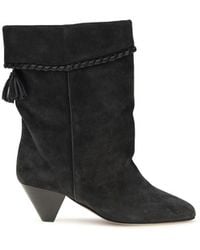 Isabel Marant - Black Calf Leather Bos Taurus Boots - Lyst