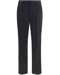 PT Torino - Black Wool Oves Aries Casual Pants - Lyst