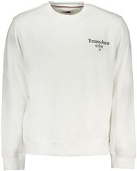 Tommy Hilfiger - White Cotton Men's Sweatshirt - Lyst