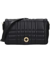 Burberry - Black Leather Crossbody Bag - Lyst