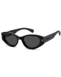 Polaroid - Black Acetate Sunglasses - Lyst