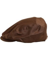 Dolce & Gabbana - Cotton Newsboy Capello Cabbie Hat Silk - Lyst