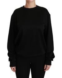 Dolce & Gabbana - Cotton Crewneck Pullover Sweater - Lyst