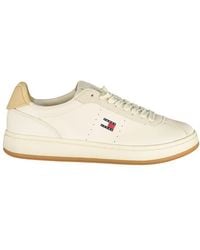 Tommy Hilfiger - Beige Polyurethane S Sneaker - Lyst