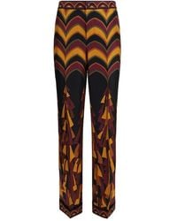 PUCCI - Multicolor Silk Casual Pants - Lyst