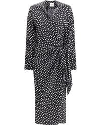 Crida Milano - Como Dress In Crêpe De Chine - Lyst