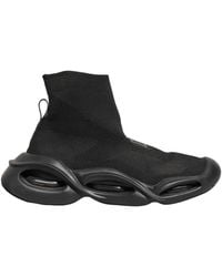 Dolce & Gabbana - Black Slip On Wave Socks Men Sneakers Shoes - Lyst
