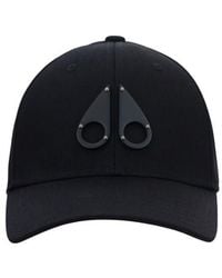 Moose Knuckles - Black Cotton Cap (baseball Hat) - Lyst