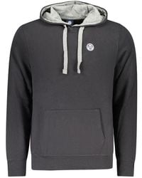 North Sails - Black Cotton Men Sweatshirt - Lyst