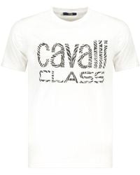 Roberto Cavalli - Cotton T-Shirt - Lyst