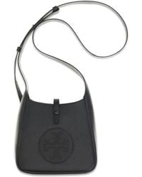 Tory Burch - Black Calf Leather Bos Taurus Shoulder Bag - Lyst