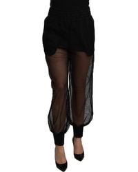 Dolce & Gabbana - Silk-Blend Pant - Lyst