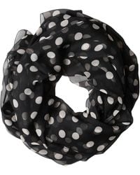 Dolce & Gabbana - Polka Dot Silk Neck Wrap Shawl 205Cm X 137Cm Scarf - Lyst