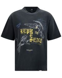 Represent - Black Cotton T - Lyst