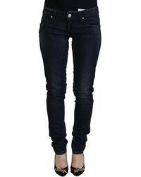 Acht - Chic Low Waist Skinny Denim Pants - Lyst