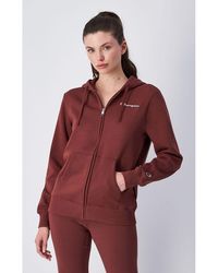 Champion - Burgundy Cotton Sweatshirt - Lyst