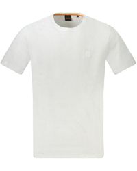 BOSS - Cotton T-Shirt - Lyst