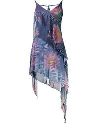 Desigual - Blue Polyester Casual Dress - Lyst
