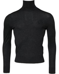 Dolce & Gabbana - Wool Turtle Neck Pullover Sweater Clothing - Lyst