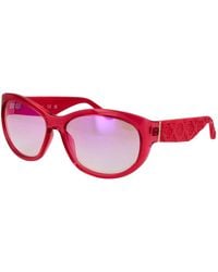 Guess - Pink Stainless Steel Sunglasses - Lyst