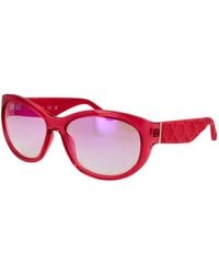 Guess - Pink Stainless Steel Sunglasses - Lyst