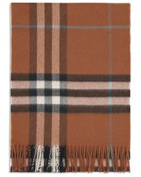 Burberry - Check Cashmere Scarf - Lyst