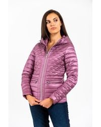 Gas - Pink Polyester Parka - Lyst