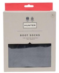 HUNTER - Black Recycled Polyester Tights & Sock - Lyst