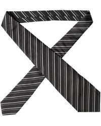 Dolce & Gabbana - Stripes Silk Adjustable Neckwomen's Tie - Lyst