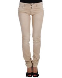 Roberto Cavalli - Cotton Stretch Slim Fit Jeans - Lyst