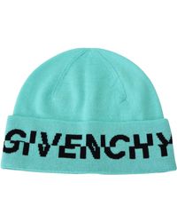 Givenchy - Wool Beanie Logo Hat - Lyst