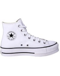 Converse - White Polyethylene Platform Sneakers - Lyst