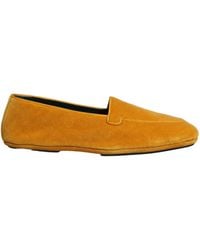 Dolce & Gabbana - Yellow Velvet Slip On Men Dress Loafers Shoes - Lyst
