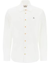 Vivienne Westwood - Ghost Shirt With Orb Embroidery - Lyst
