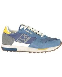 Napapijri - Blue Polyester Men's Sneaker - Lyst