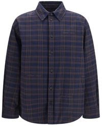 Off-White c/o Virgil Abloh - Blue Cotton Shirt - It46 | S - Lyst