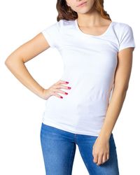 ONLY - Cotton Tops & T-Shirt - Lyst