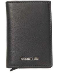Cerruti 1881 - Black Calf Leather Wallet - Lyst