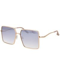 Trussardi - Gold Stainless Steel Sunglasses - Lyst