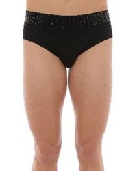 Moschino - Black Cotton Briefs - Lyst