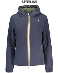 K-Way - Blue Nylon 's Jacket - S - Lyst
