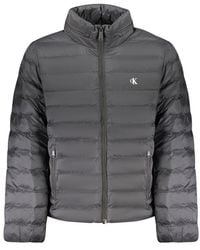 Calvin Klein - Padded Jacket Zip Closure - Lyst