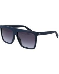 Fila - Blue Plastic Sunglasses - Lyst